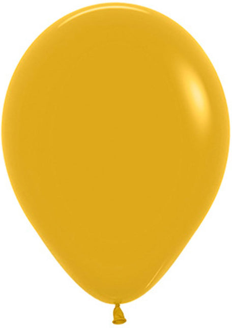 Ballonnen Mustard 30cm 50st