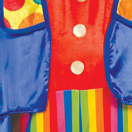 Clown Kostuum Gekleurd Kind