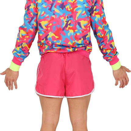 Neon 80S Kostuum Gekleurd Heren