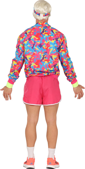 Neon 80S Kostuum Gekleurd Heren