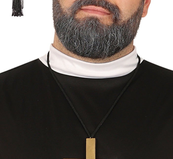 Priester Kostuum Zwart Heren Priester