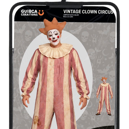 Halloween Kostuum Heren Vintage Circus Clown