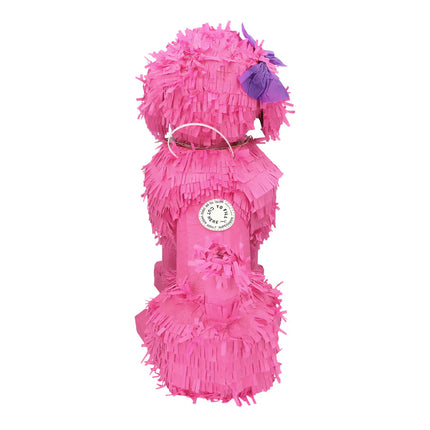 Piñata Roze poedel (45 x 24 x 38 cm)