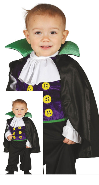 Vampier Halloween Kostuum Baby Zwart