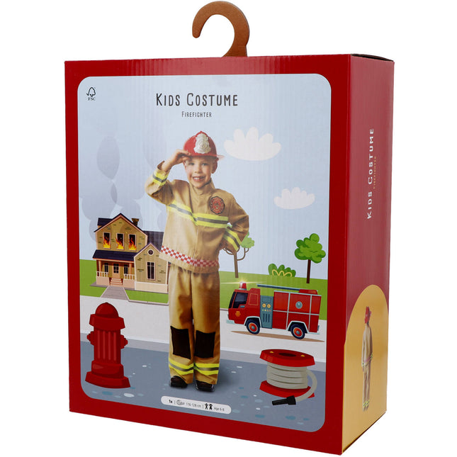Folat Brandweer Pak Met helm Jongen