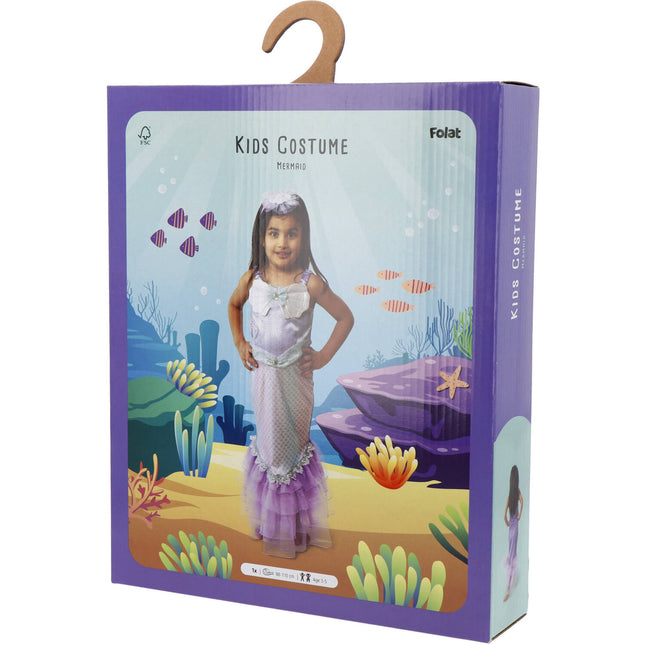 Folat Zeemeerminnenjurk Met Diadeem Meisje