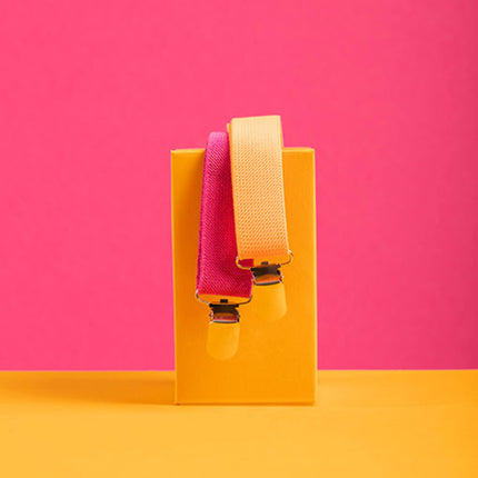 Bretels Colorblock Oranje/Roze