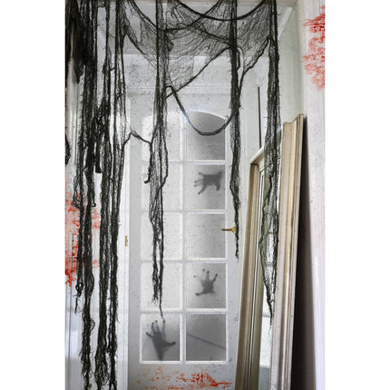 Decoratie Netten met Gaten Groen 4st