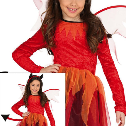 Duivel Jurk Meisje