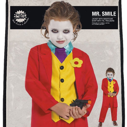 Joker Kostuum Kind Rood
