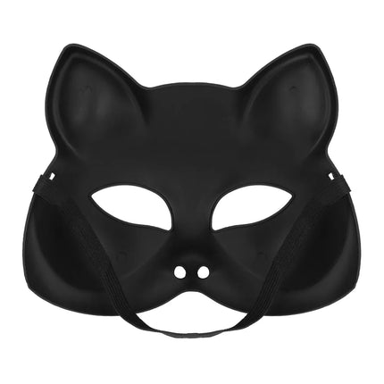 Halfmasker Kitty goud