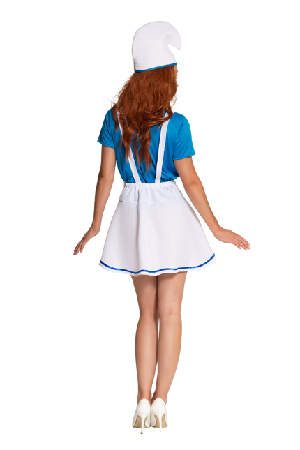 Smurfen Pak Blauw Wit Dames