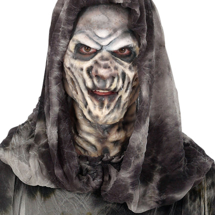 Halloween Kostuum Grijs Zwart Geest