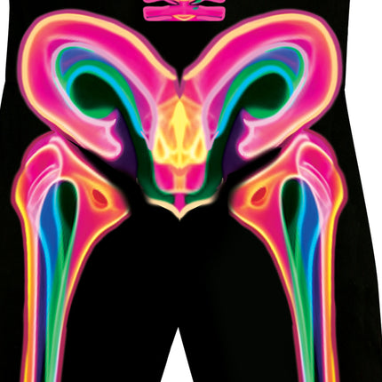 Halloween Kostuum Heren Neon Skelet