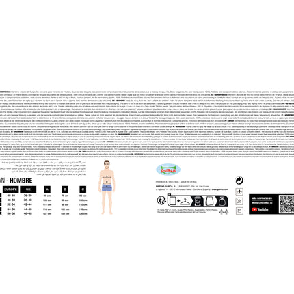 Cheerleader Pak Blauw Heren