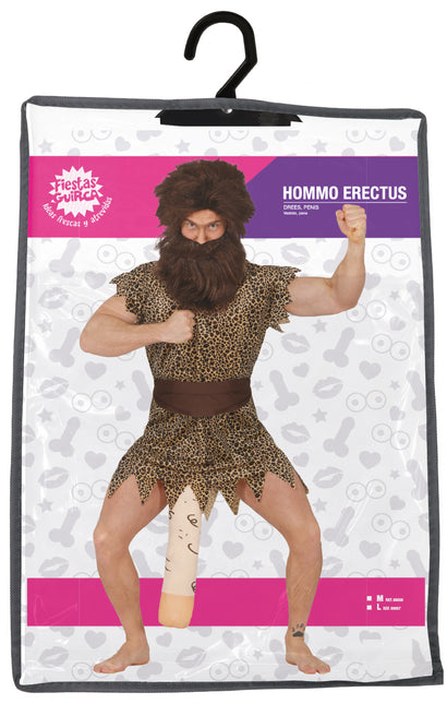 Holbewoner Kostuum Penis