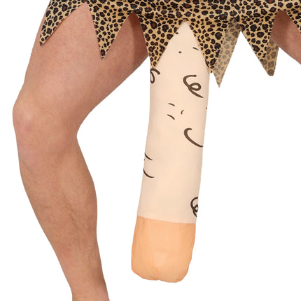 Holbewoner Kostuum Penis