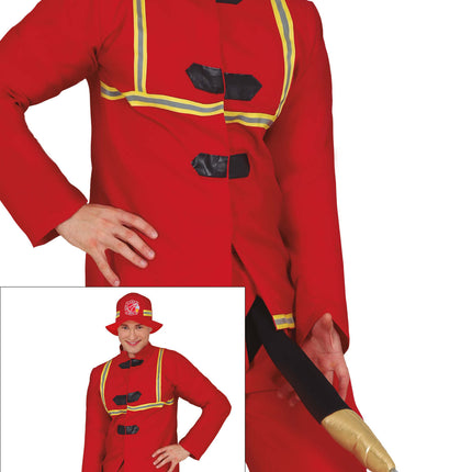 Brandweerman Kostuum 4 delig