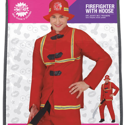 Brandweerman Kostuum 4 delig