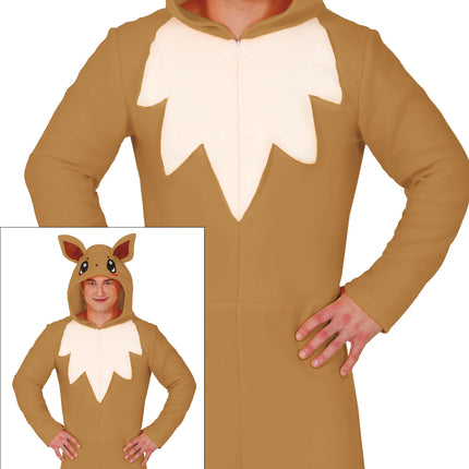 Vos Onesie Bruin Beige