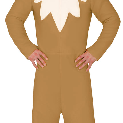 Vos Onesie Bruin Beige