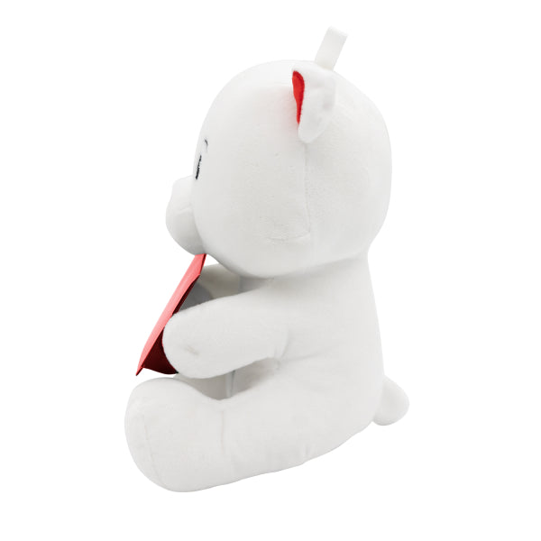 Witte Ballon Gewicht Knuffel Beer 170gr