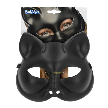 Halfmasker Kitty zwart