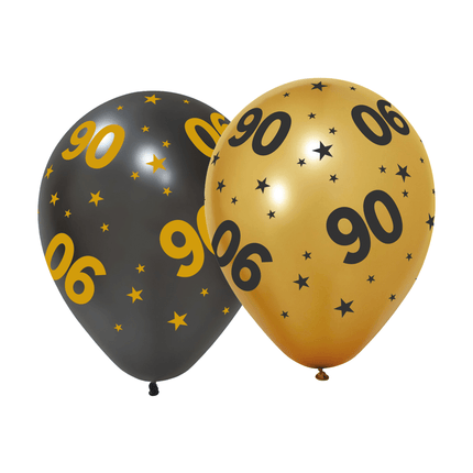 90 Jaar Ballonnen 31cm 6st van WeFiesta koop je bij Partywinkel