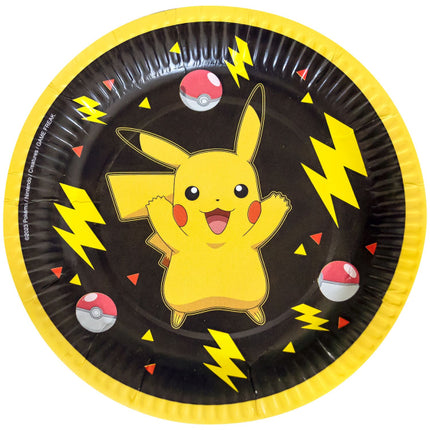Pokemon Borden Zwart Geel 18cm 8st