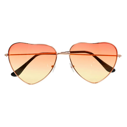 Hartjes Bril Oranje Groovy