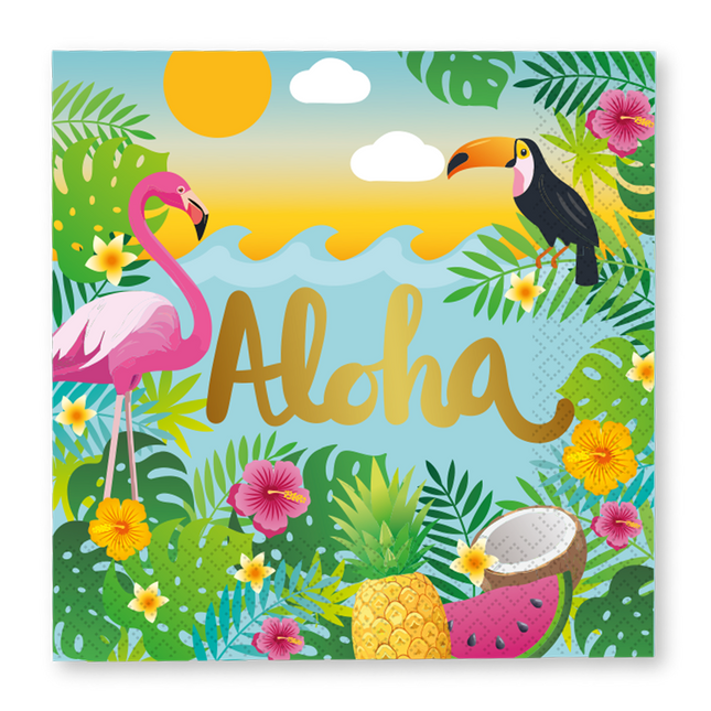 Hawaii Servetten Aloha 33cm 20st
