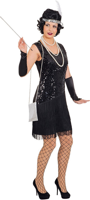 Charleston Jurk – Zwart