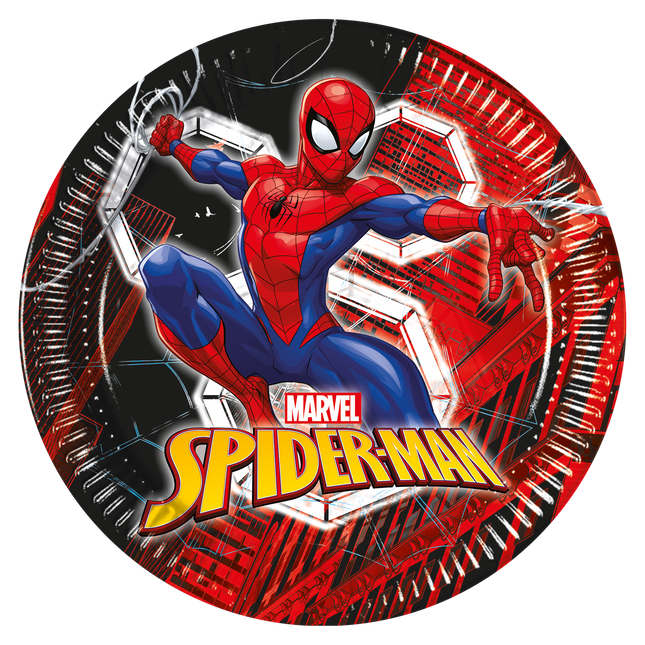 Spiderman Borden 26cm 6st