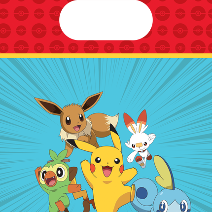 Pokemon Uitdeelzakjes 22cm 4st