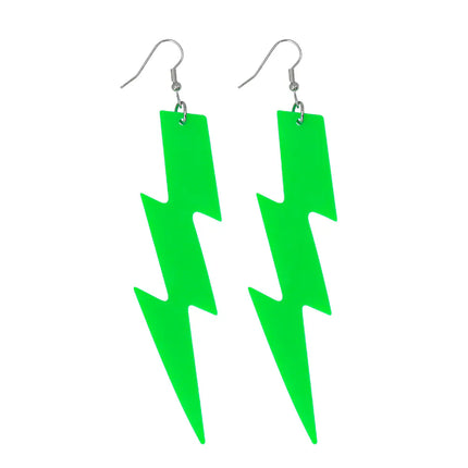 Groene Oorbellen Bliksem Uv
