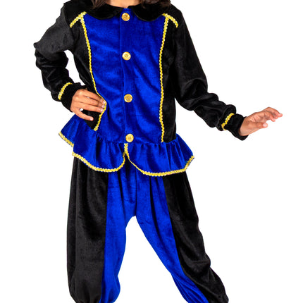Pietenpakje Kind Blauw/Zwart