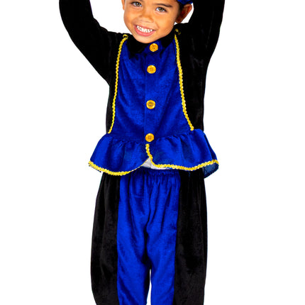 Pietenpakje Kind Blauw/Zwart