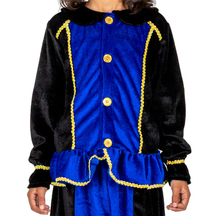 Pietenpakje Kind Blauw/Zwart
