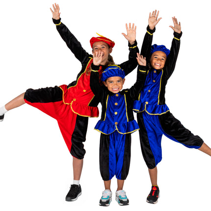 Pietenpakje Kind Rood/Zwart