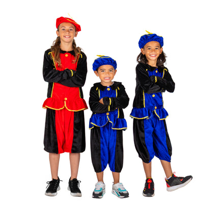 Pietenpakje Kind Rood/Zwart