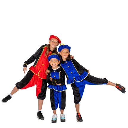 Pietenpakje Kind Blauw/Zwart