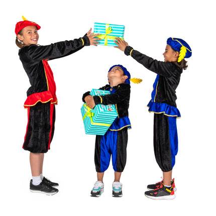 Pietenpakje Kind Blauw/Zwart