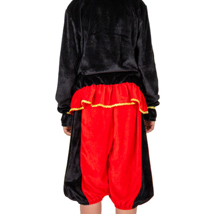 Pietenpakje Kind Rood/Zwart