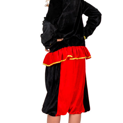 Pietenpakje Kind Rood/Zwart