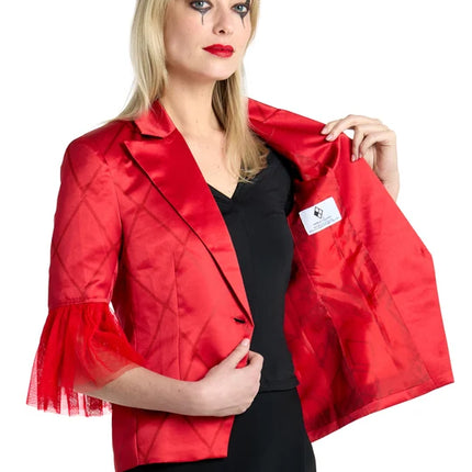 Harley Quinn Blazer Dames Rood