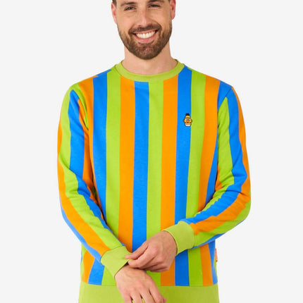 Sesamstraat Bert & Ernie Trui Heren Multicolor