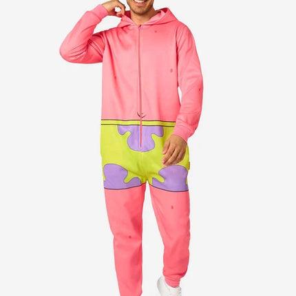 SpongeBob Patrick Ster Onesie Unisex Roze