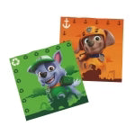 Paw Patrol Servetten Groen Oranje 33cm 20st