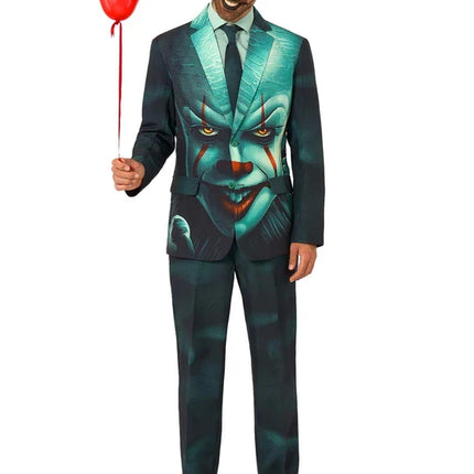 IT Pennywise Kostuum Heren 3-delig