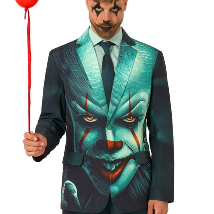 IT Pennywise Kostuum Heren 3-delig